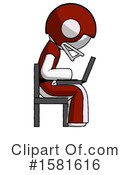 White Design Mascot Clipart #1581616 by Leo Blanchette
