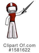 White Design Mascot Clipart #1581622 by Leo Blanchette