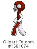 White Design Mascot Clipart #1581674 by Leo Blanchette