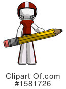 White Design Mascot Clipart #1581726 by Leo Blanchette