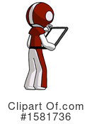 White Design Mascot Clipart #1581736 by Leo Blanchette