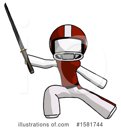 Royalty-Free (RF) White Design Mascot Clipart Illustration by Leo Blanchette - Stock Sample #1581744