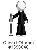 White Design Mascot Clipart #1593640 by Leo Blanchette