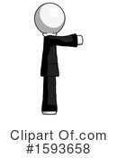 White Design Mascot Clipart #1593658 by Leo Blanchette