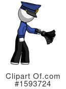 White Design Mascot Clipart #1593724 by Leo Blanchette