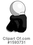 White Design Mascot Clipart #1593731 by Leo Blanchette