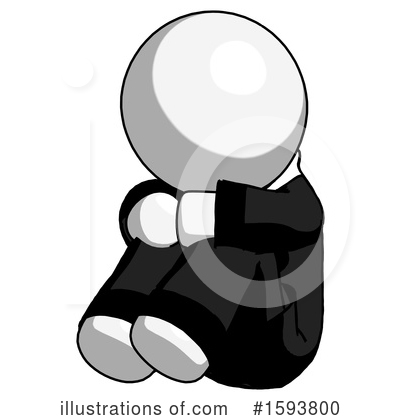 Royalty-Free (RF) White Design Mascot Clipart Illustration by Leo Blanchette - Stock Sample #1593800