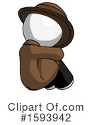 White Design Mascot Clipart #1593942 by Leo Blanchette