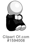 White Design Mascot Clipart #1594008 by Leo Blanchette