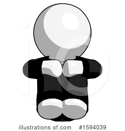 Royalty-Free (RF) White Design Mascot Clipart Illustration by Leo Blanchette - Stock Sample #1594039