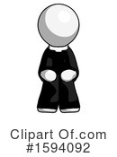 White Design Mascot Clipart #1594092 by Leo Blanchette