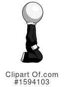 White Design Mascot Clipart #1594103 by Leo Blanchette