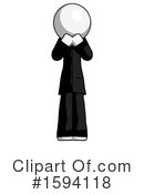 White Design Mascot Clipart #1594118 by Leo Blanchette
