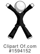 White Design Mascot Clipart #1594152 by Leo Blanchette