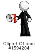 White Design Mascot Clipart #1594204 by Leo Blanchette