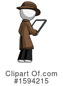 White Design Mascot Clipart #1594215 by Leo Blanchette