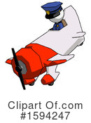 White Design Mascot Clipart #1594247 by Leo Blanchette