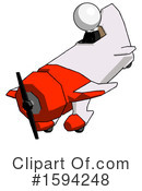 White Design Mascot Clipart #1594248 by Leo Blanchette