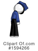 White Design Mascot Clipart #1594266 by Leo Blanchette