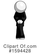 White Design Mascot Clipart #1594428 by Leo Blanchette