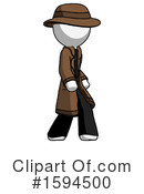 White Design Mascot Clipart #1594500 by Leo Blanchette