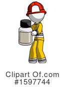 White Design Mascot Clipart #1597744 by Leo Blanchette