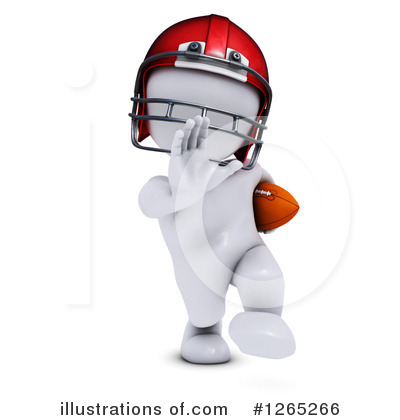 Football Player Clipart #1265266 by KJ Pargeter