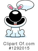 White Rabbit Clipart #1292015 by Cory Thoman