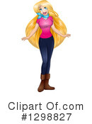 White Woman Clipart #1298827 by Liron Peer