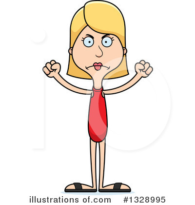 Royalty-Free (RF) White Woman Clipart Illustration by Cory Thoman - Stock Sample #1328995