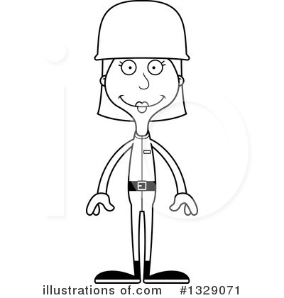 Royalty-Free (RF) White Woman Clipart Illustration by Cory Thoman - Stock Sample #1329071