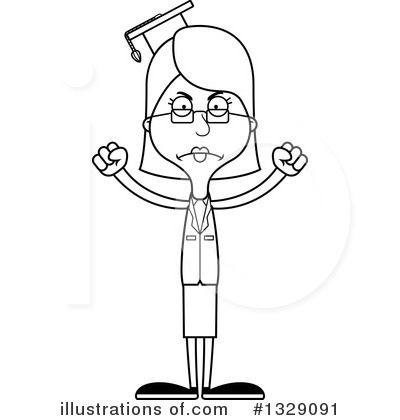 Royalty-Free (RF) White Woman Clipart Illustration by Cory Thoman - Stock Sample #1329091