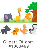 Wild Animals Clipart #1063489 by BNP Design Studio
