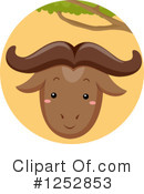 Wildebeest Clipart #1252853 by BNP Design Studio