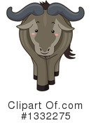 Wildebeest Clipart #1332275 by BNP Design Studio