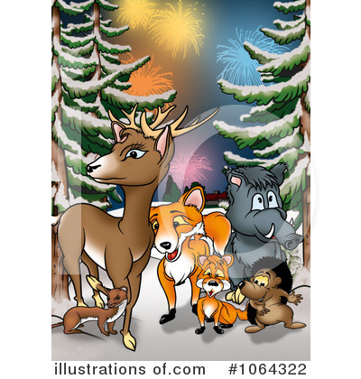Royalty-Free (RF) Wildlife Clipart Illustration by dero - Stock Sample #1064322
