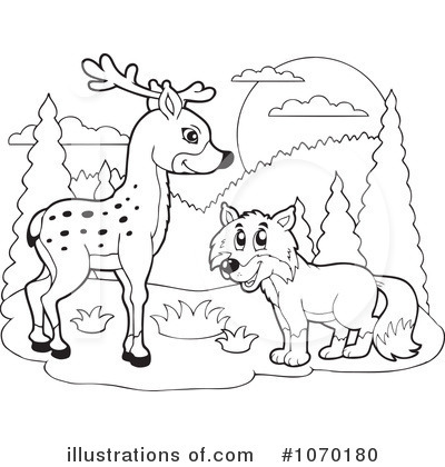 Royalty-Free (RF) Wildlife Clipart Illustration by visekart - Stock Sample #1070180