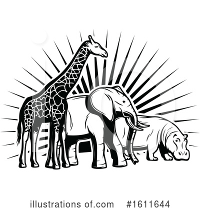 Hippo Clipart #1611644 by Vector Tradition SM