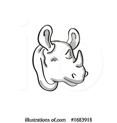 Rhino Clipart #1683918 by patrimonio