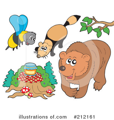 Royalty-Free (RF) Wildlife Clipart Illustration by visekart - Stock Sample #212161