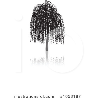 Willow Tree Clipart #1053187 by KJ Pargeter