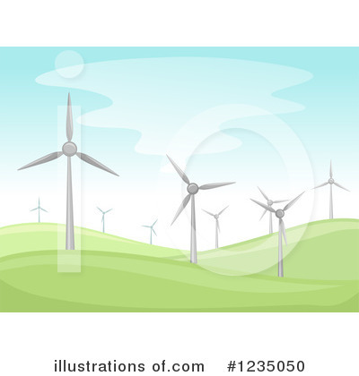 Wind Turbine Clipart #1235050 by BNP Design Studio