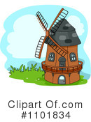Windmill Clipart #1101834 by BNP Design Studio