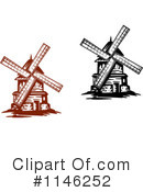 Windmill Clipart #1146252 by Vector Tradition SM