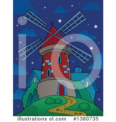 Windmill Clipart #1380735 by visekart