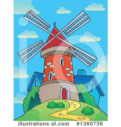 Windmill Clipart #1380736 by visekart