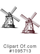 Windmills Clipart #1095713 by Vector Tradition SM