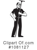 Window Cleaner Clipart #1081127 by patrimonio