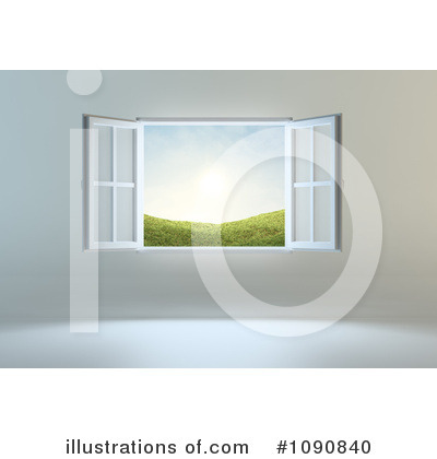 Royalty-Free (RF) Window Clipart Illustration by Mopic - Stock Sample #1090840