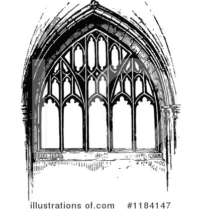 Royalty-Free (RF) Window Clipart Illustration by Prawny Vintage - Stock Sample #1184147